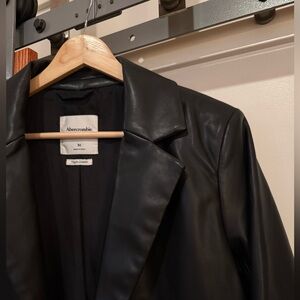 Abercrombie & Fitch Women's Leather Blazer